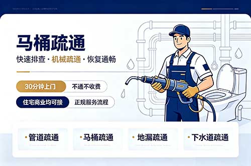 万城马桶疏通