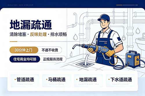 万城地漏疏通