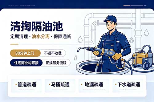 万城清掏隔油池