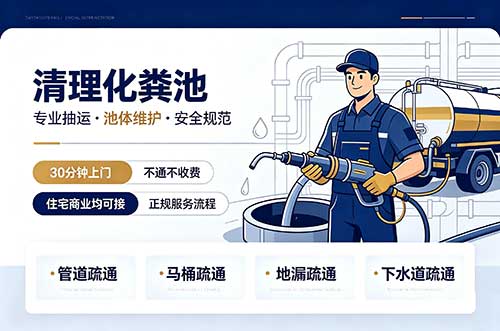 万城清理化粪池
